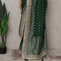 Green Viscose Saree 110cm | Regal
