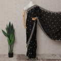 Black Chiffon Saree 110cm | Regal