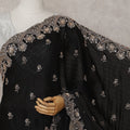 Black Chiffon Saree 110cm | Regal