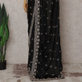 Black Chiffon Saree 110cm | Regal