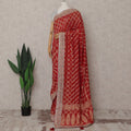Red Viscose Saree 110cm | Regal