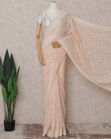 Pink Chiffon Saree 110cm | Regal