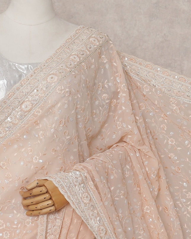 Pink Chiffon Saree 110cm | Regal