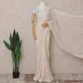 Beige Chiffon Saree 110cm | Regal