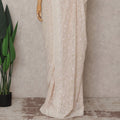 Beige Chiffon Saree 110cm | Regal