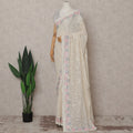 Beige Georgette Saree 110cm | Regal