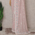 Pink Georgette Saree 110cm | Regal