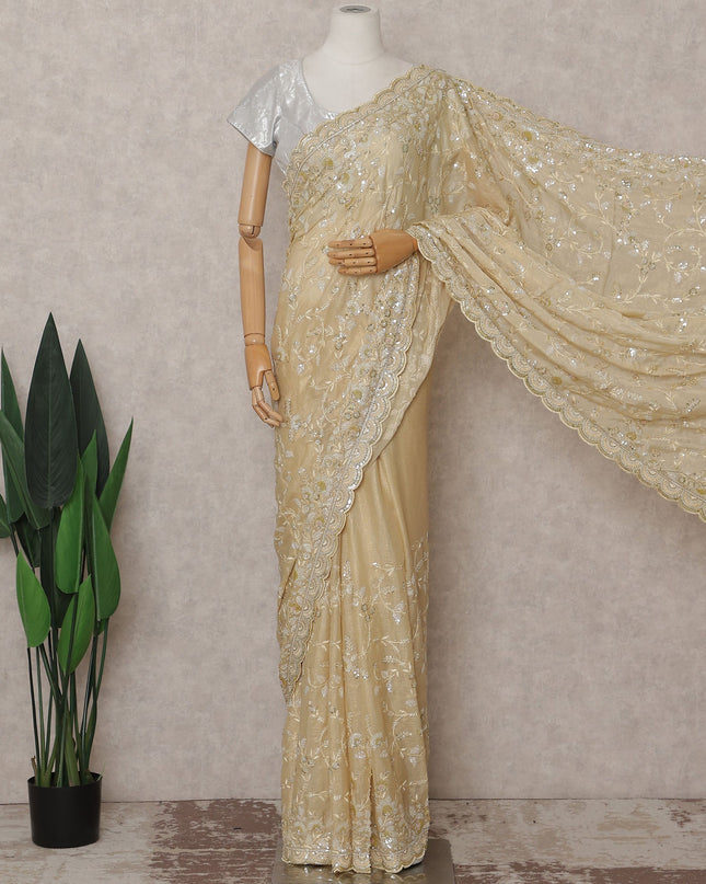 Gold Tissue Saree 110cm | Regal