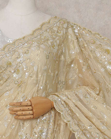 Gold Tissue Saree 110cm | Regal