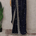 Blue Chiffon Saree 110cm | Regal