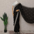 Black Chiffon Saree 110cm | Regal
