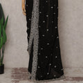 Black Chiffon Saree 110cm | Regal