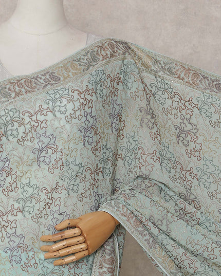 Green Georgette Saree 110cm | Regal
