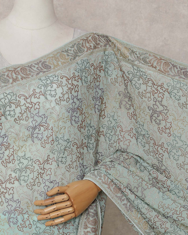 Green Georgette Saree 110cm | Regal