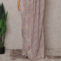 Pink Georgette Saree 110cm | Regal