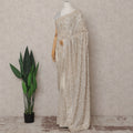Beige Georgette Saree 110cm | Regal