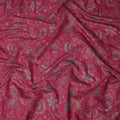 Pink Floral Cotton Voile Fabric 110cm