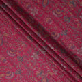 Pink Floral Cotton Voile Fabric 110cm