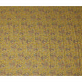 Yellow Paisley Cotton Voile Fabric 110cm