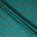 Green Paisley Cotton Voile Fabric 110cm