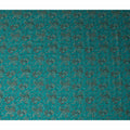 Green Paisley Cotton Voile Fabric 110cm