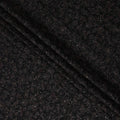 Black Paisley Cotton Voile Fabric 110cm