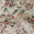 White Leaf Cotton Voile Fabric 110cm