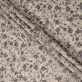 Beige Paisley Cotton Voile Fabric 110cm