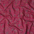 Pink Floral Cotton Voile Fabric 110cm