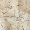White Floral Cotton Voile Fabric 110cm