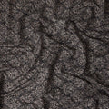 Black Geometric Cotton Voile Fabric 110cm