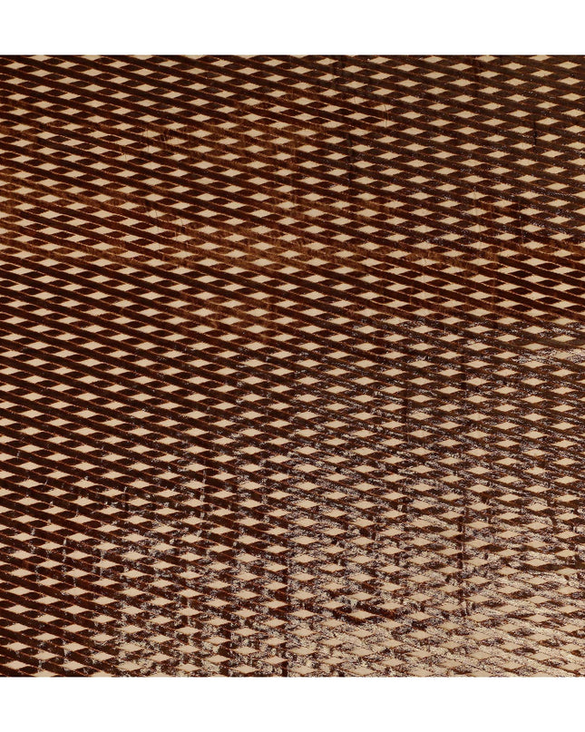 Bronze Copper Silk Velvet Dirac Fabric 140cm