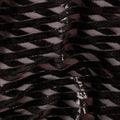 Espresso Brown Silk Velvet Dirac Fabric 140cm