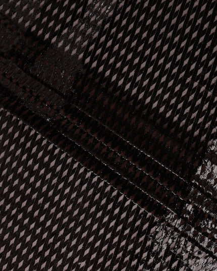 Espresso Brown Silk Velvet Dirac Fabric 140cm