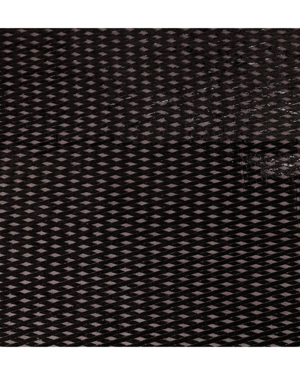Espresso Brown Silk Velvet Dirac Fabric 140cm
