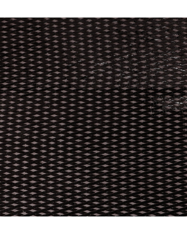 Espresso Brown Silk Velvet Dirac Fabric 140cm