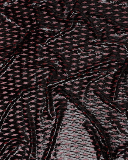 Dusty Rose Silk Velvet Dirac Fabric 140cm