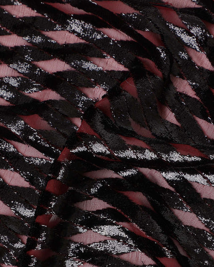 Dusty Rose Silk Velvet Dirac Fabric 140cm