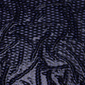Indigo Purple Silk Velvet Dirac Fabric 140cm