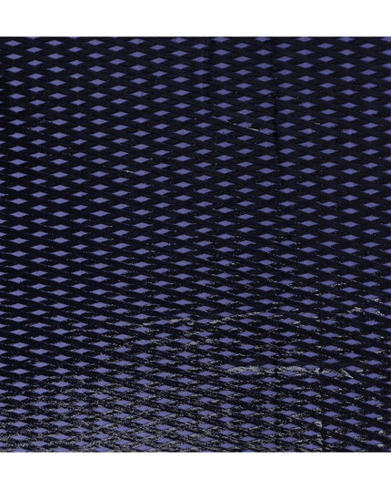 Indigo Purple Silk Velvet Dirac Fabric 140cm