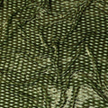 Olive Green Silk Velvet Dirac Fabric 140cm