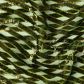 Olive Green Silk Velvet Dirac Fabric 140cm
