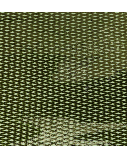 Olive Green Silk Velvet Dirac Fabric 140cm