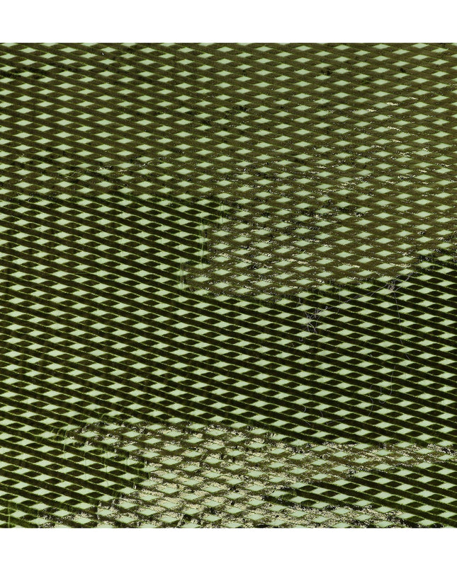 Olive Green Silk Velvet Dirac Fabric 140cm