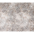 Ash Grey Animal Print Silk Chiffon Fabric 110cm
