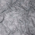 Slate Grey Animal Print Silk Chiffon Fabric 110cm