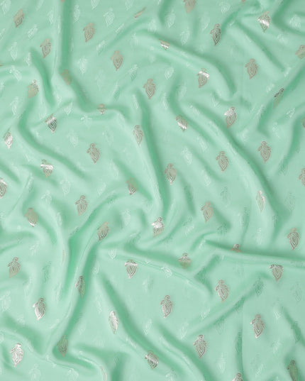 Pistachio Green Silk Satin Fabric 110cm