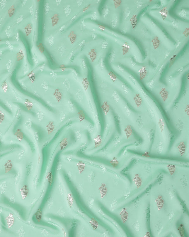 Pistachio Green Silk Satin Fabric 110cm