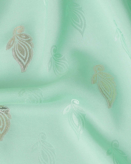 Pistachio Green Silk Satin Fabric 110cm