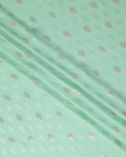 Pistachio Green Silk Satin Fabric 110cm